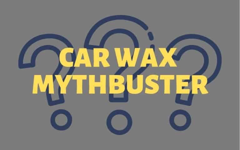 Car wax MYTHBUSTER