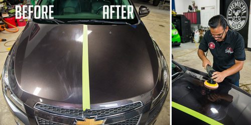 Polish before and after
